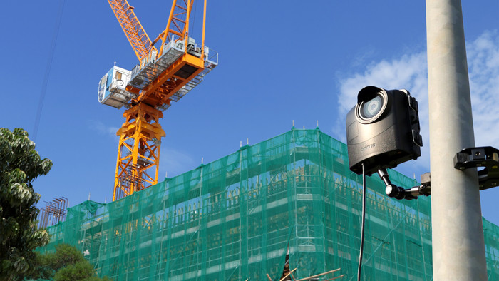 Brinno BCC2000Plus Construction Timelapse Bundle product in gebruik