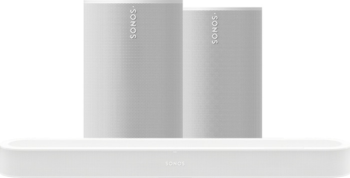 Sonos Beam Ultra Wit + 2x Era 100 Wit Main Image
