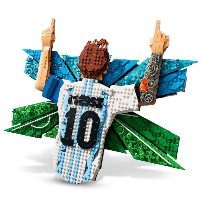 LEGO Editions Lionel Messi Viering 43018 product in gebruik