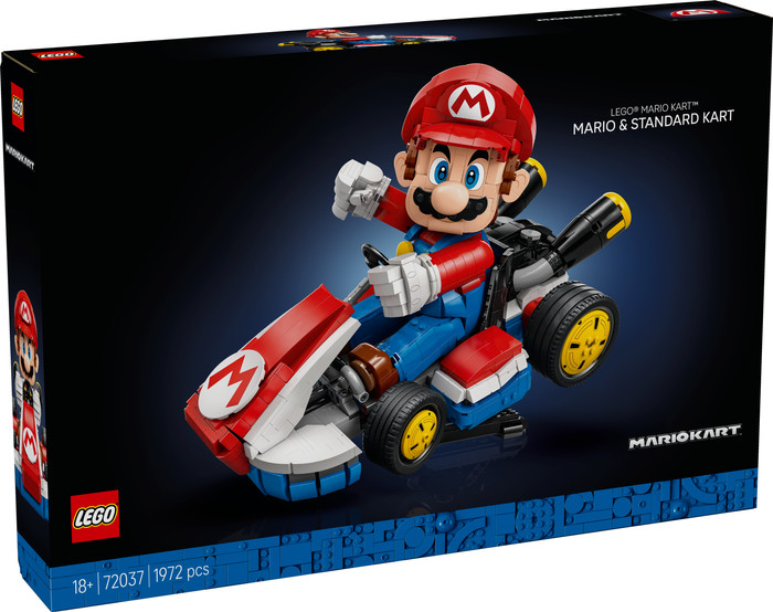 LEGO Super Mario: Mario Kart Mario and Standard Kart 72037 packaging
