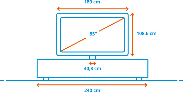 TCL RGB Mini LED 85" RM7L (2026) + TCL Q75K visual Coolblue 1