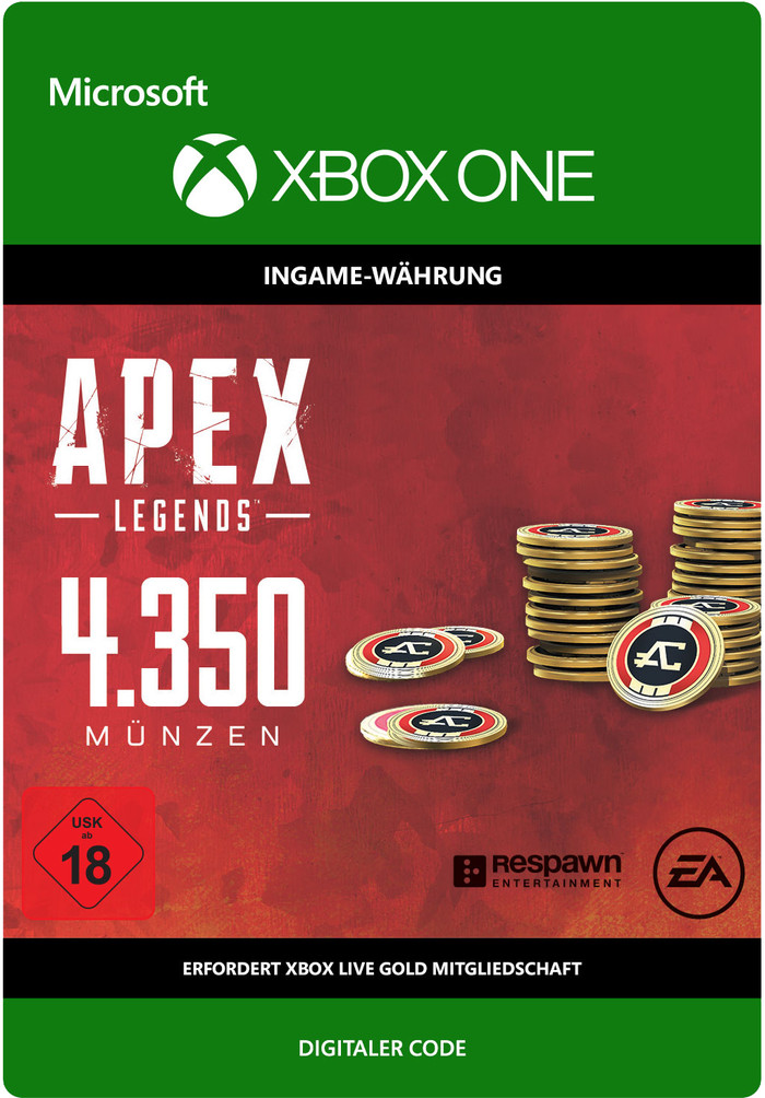 APEX Legends: 4350 Coins Xbox One - Digitaal voorkant