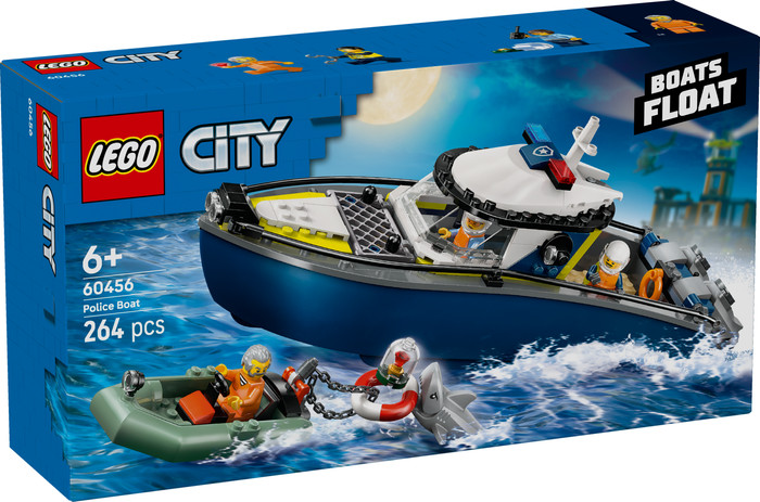 LEGO City Police Boat Chase 60456 packaging