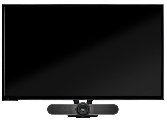 Logitech TV mount for MeetUp front