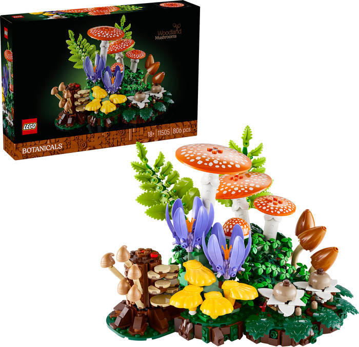LEGO Botanicals Woodland Mushrooms 11505 right side