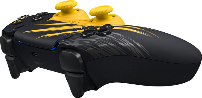 Sony PlayStation 5 DualSense Draadloze Controller Wolverine Battle Yellow Limited Edition achterkant