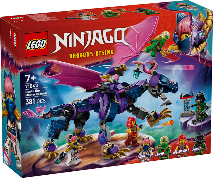 LEGO Ninjago Rontu de Meesterdraak 71842 verpakking