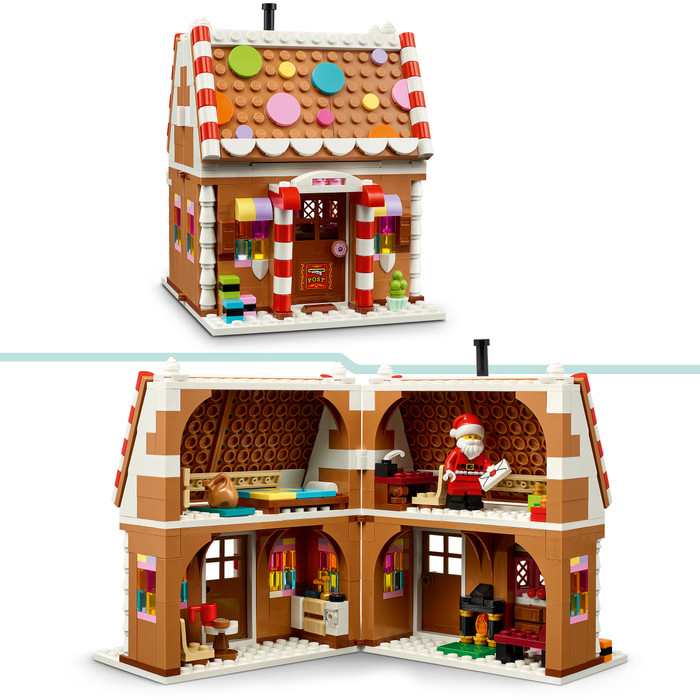 LEGO Winters Peperkoekhuisje 40809 detail