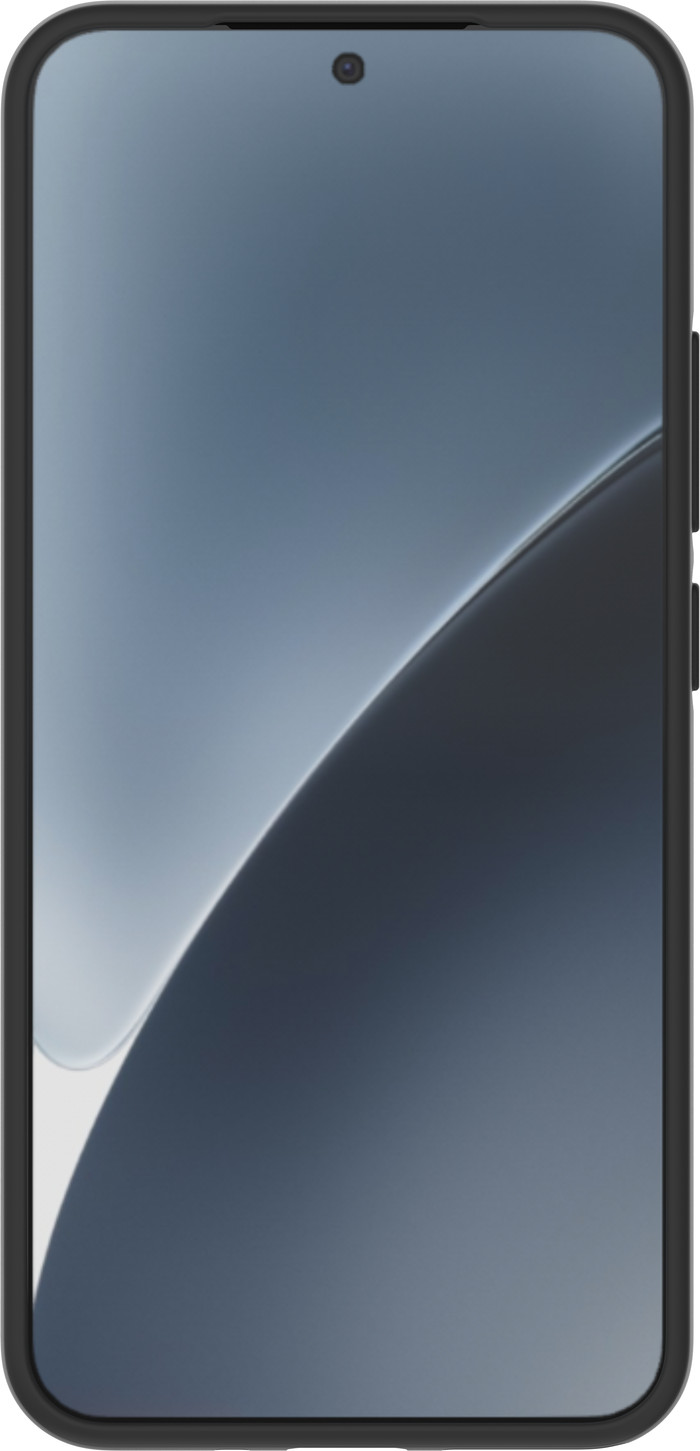 Just in Case Soft Design Xiaomi 17 Back Cover Zwart voorkant