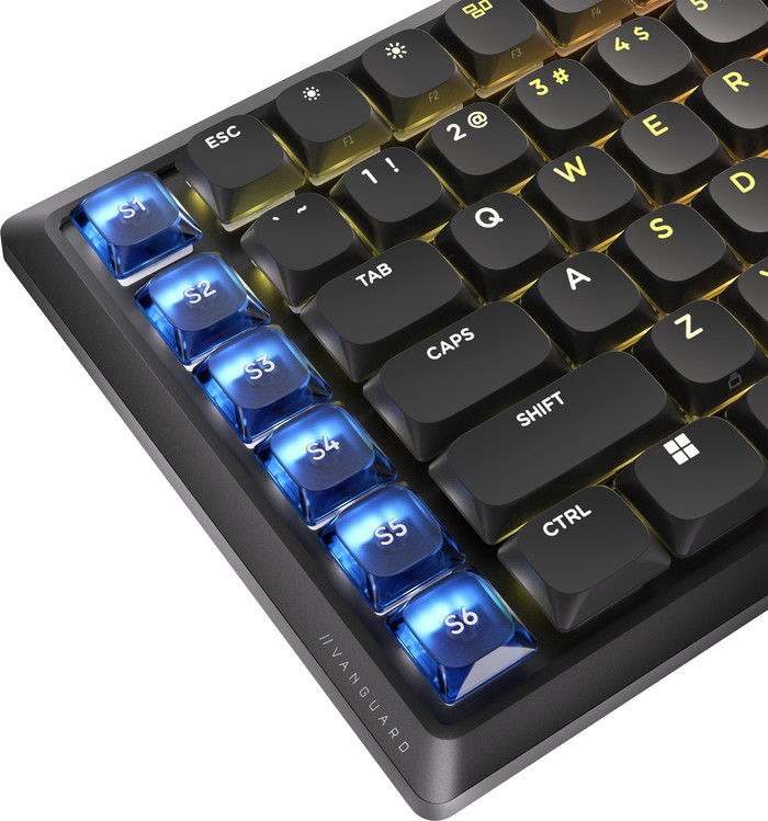 Corsair Vanguard AIR 99 Wireless Gaming Toetsenbord Zwart Qwerty detail