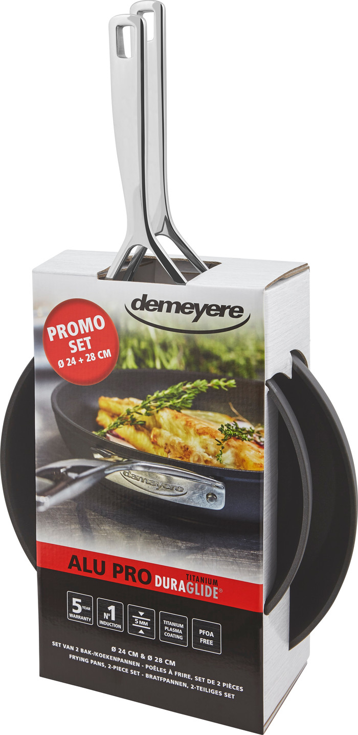 Demeyere Alu Pro 5 Frying Pan Set 24 + 28cm null