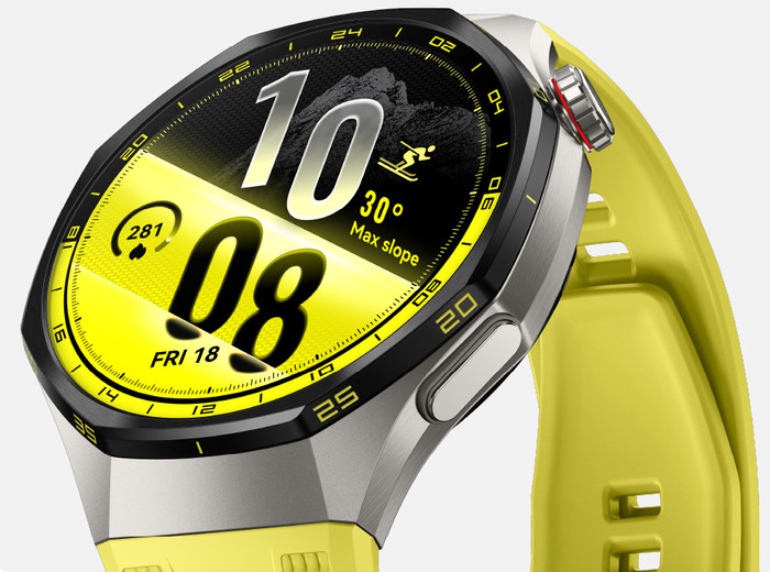 Huawei Watch GT 7 Pro 46 mm Geel rechterkant