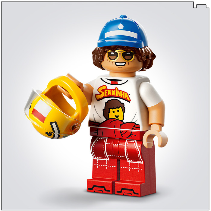 LEGO Editions F1 Ayrton Senna Helm 43024 product in gebruik