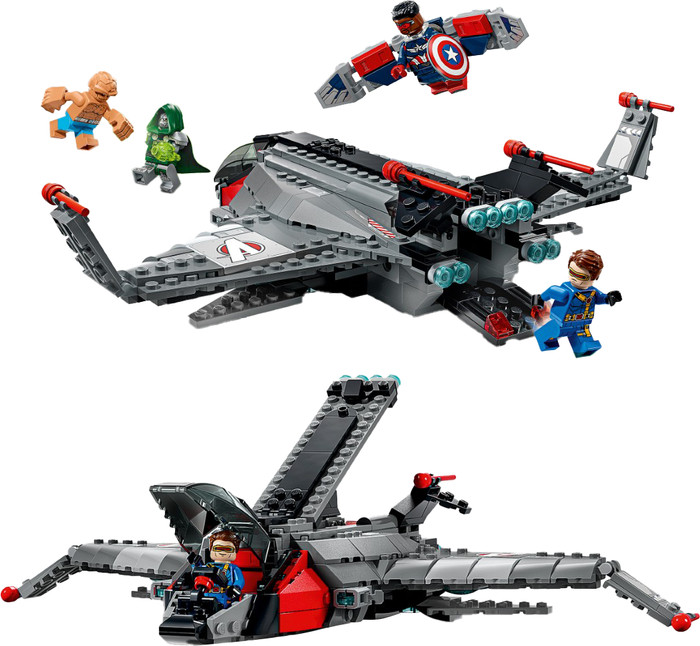 LEGO Marvel Avengers: Doomsday Quinjet 76347 product in gebruik