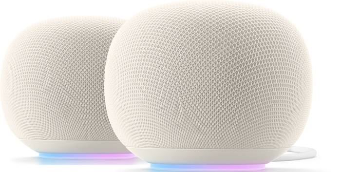 Google Home Speaker Crème Duo Pack Main Image