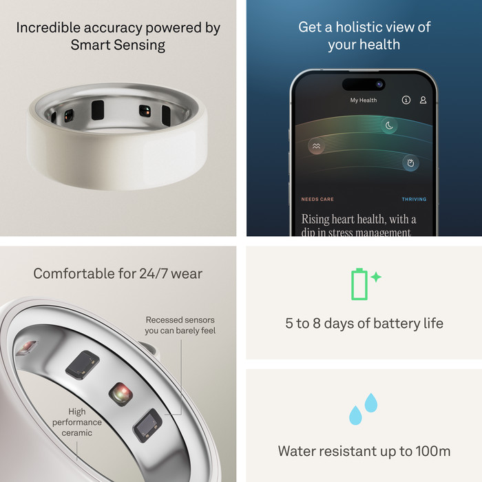 Oura Ring 4 Ceramic Maat 4 Cloud visual leverancier