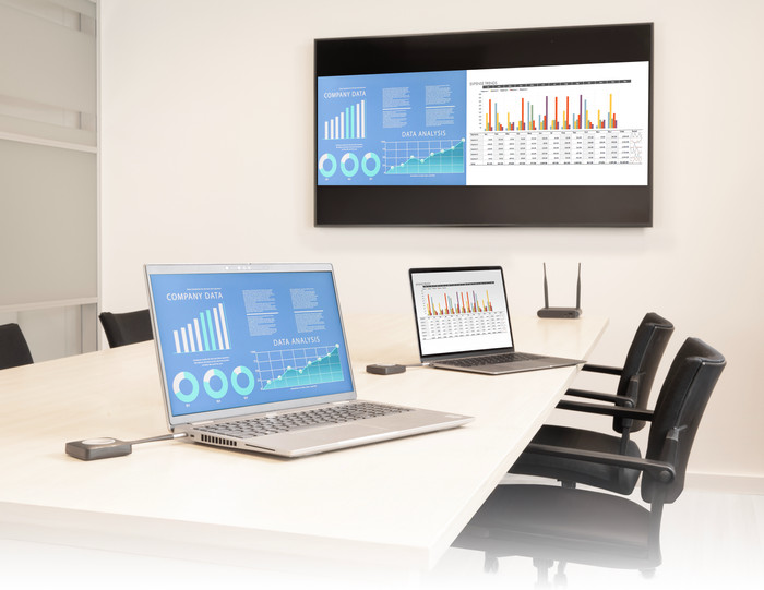 ACT Aero 4K Presentator Knop product in gebruik