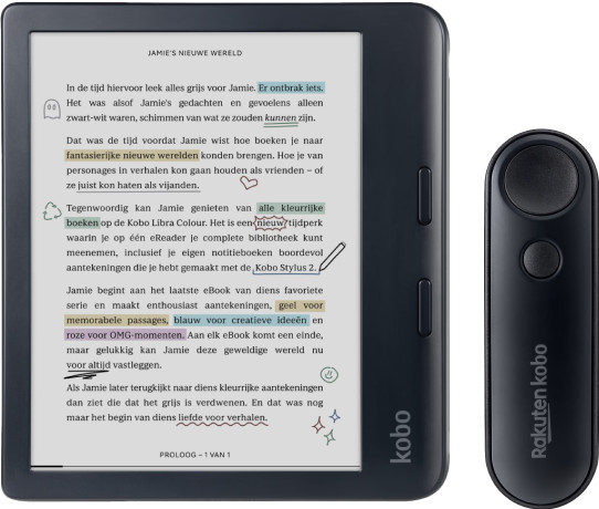 Kobo Libra Colour Zwart + Remote Main Image