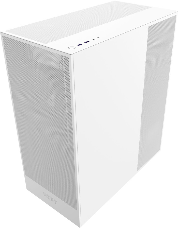 NZXT H7 Flow - Wit rechterkant