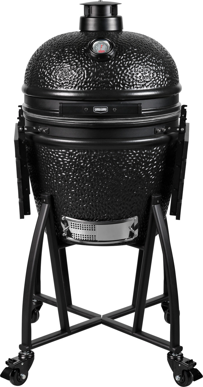 Grill Guru Prime Satin Black Large voorkant