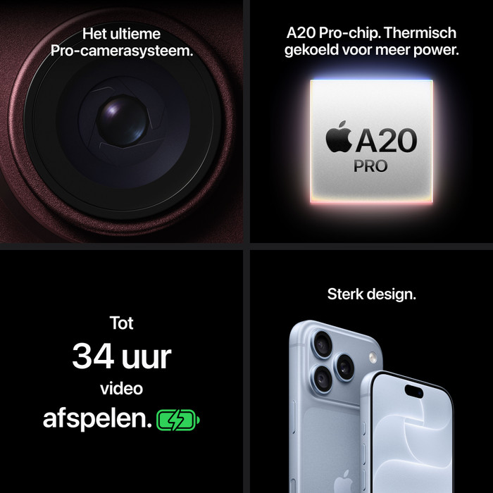 Apple iPhone 18 Pro 1TB Zilver visual leverancier