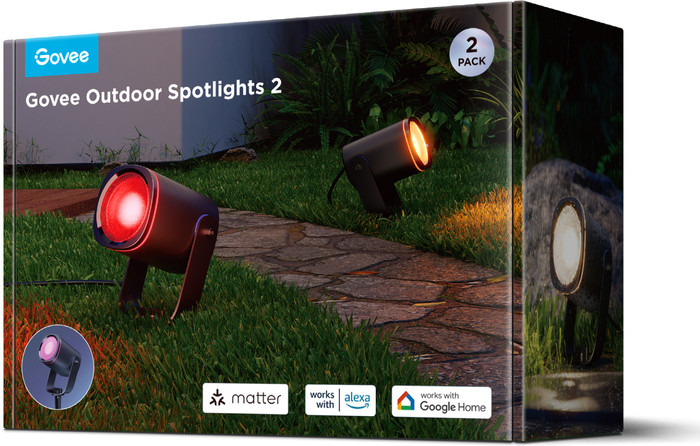 Govee Outdoor Spotlights Duo Pack verpakking