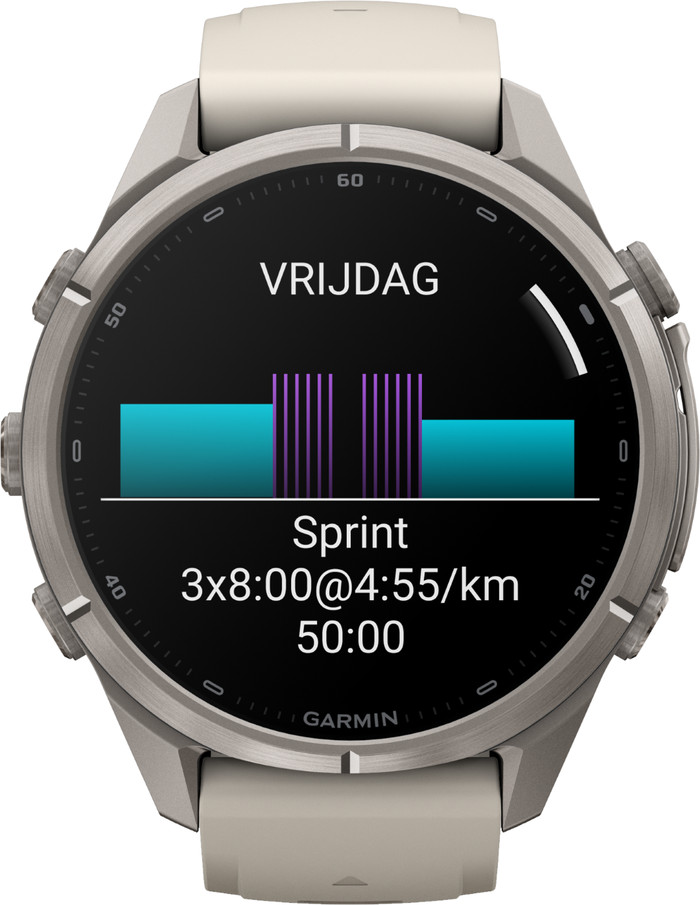 Garmin Fenix 9 Pro Titanium 43mm voorkant