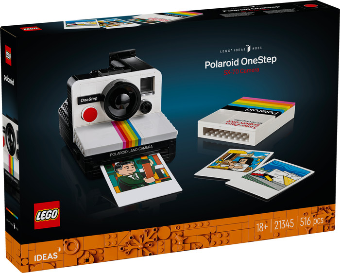 LEGO Ideas Polaroid OneStep SX-70 camera 21345 verpakking