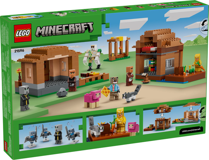 LEGO Minecraft Oproeper Dorpsaanval 21596 verpakking