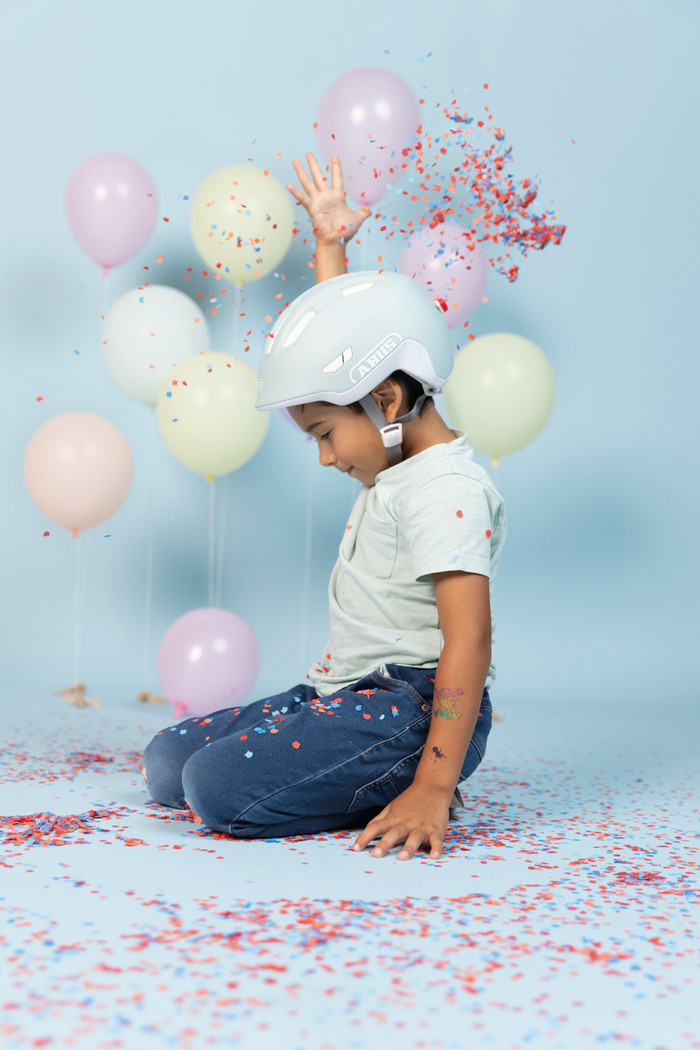 ABUS SMILEY 3.0 ACE LED Groen S product in gebruik