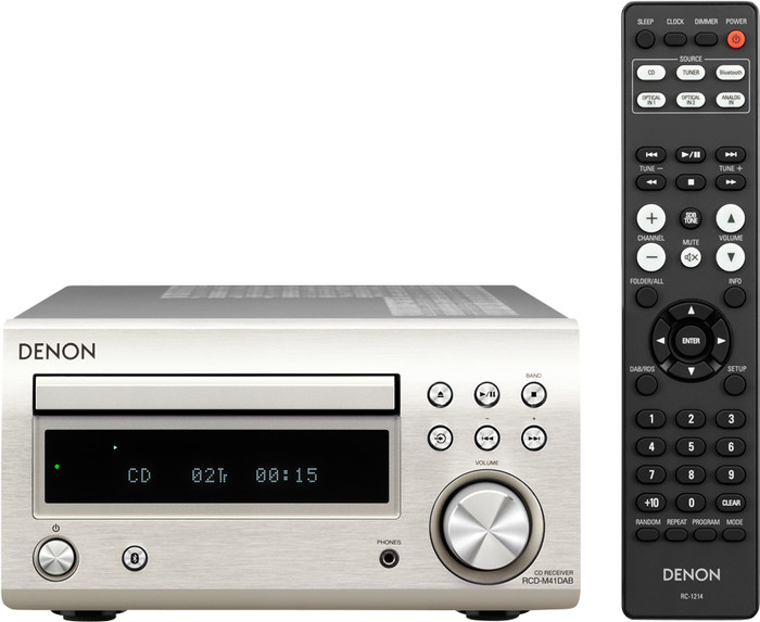 Denon D-M41DAB Brown front