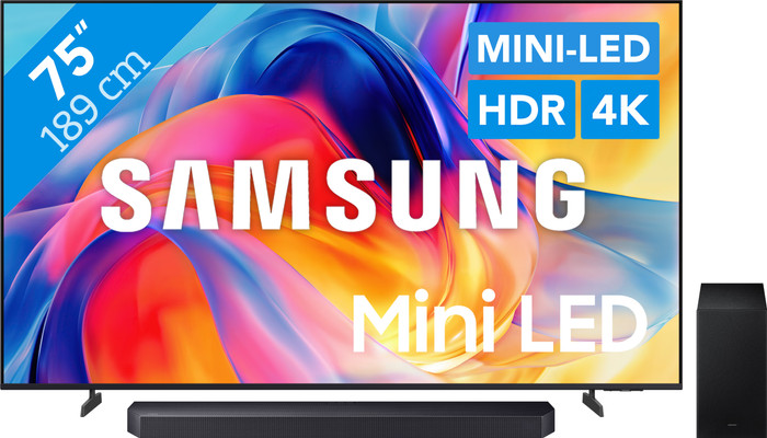 Samsung Mini-led 75" M73H (2026) + Samsung HW-Q600F (2025) Main Image