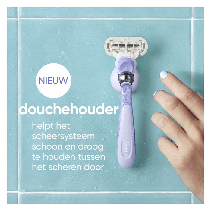 Gillette Venus Extra Smooth Swirl + 9 Navulmesjes product in gebruik