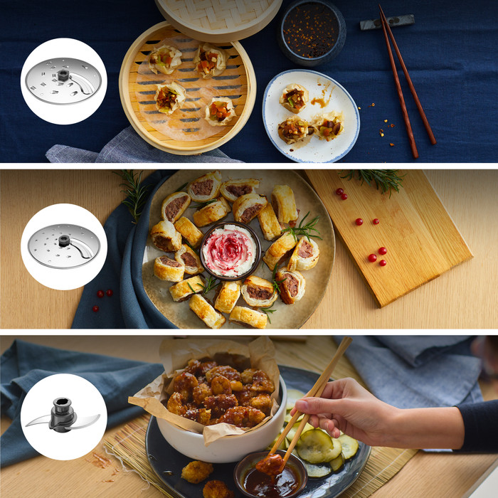 Kenwood Multipro Go FDP23.140GY Storm Grey product in gebruik