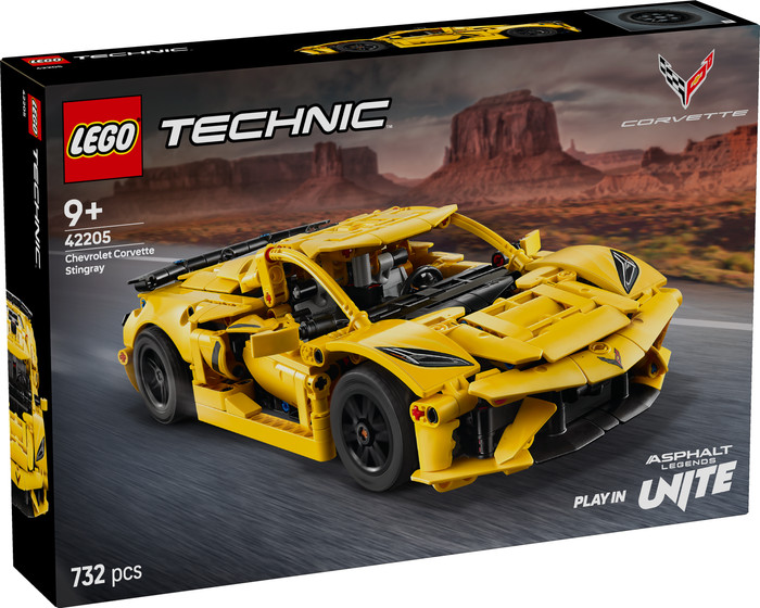 LEGO Technic Chevrolet Corvette Stingray 42205 packaging