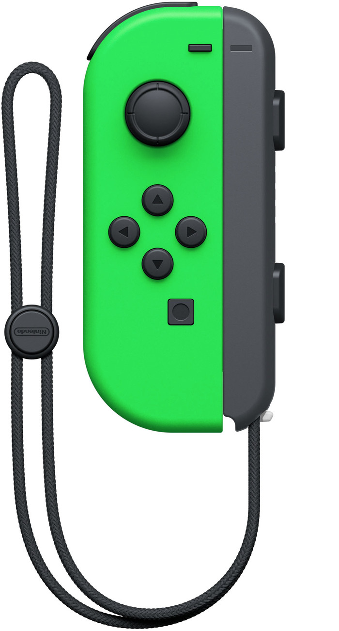 Nintendo Switch Joy-Con set Splatoon Groen / Roze linkerkant