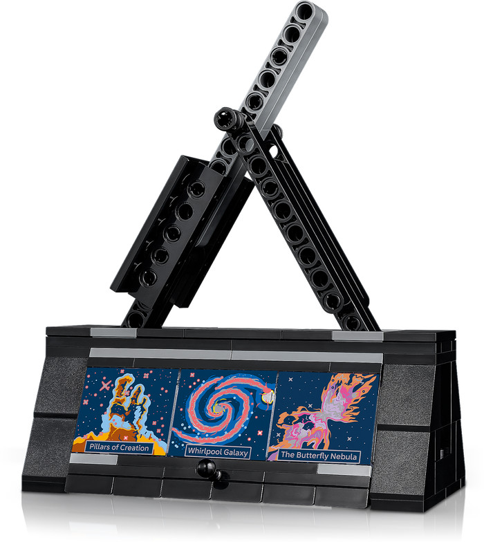 LEGO Icons Ruimtetelescoop Hubble 11382 detail