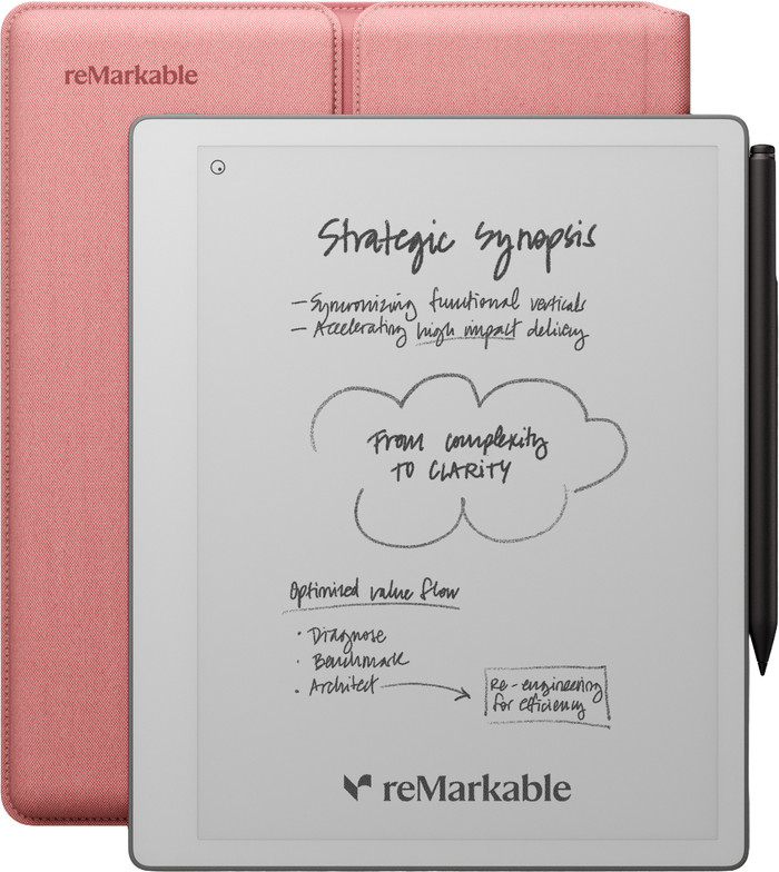 reMarkable Paper Pure met Sleeve Roze Main Image
