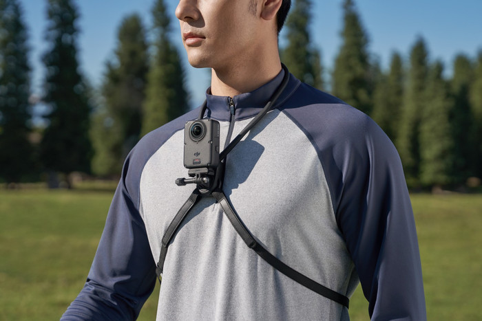 DJI Osmo 360 II Adventure Combo product in gebruik