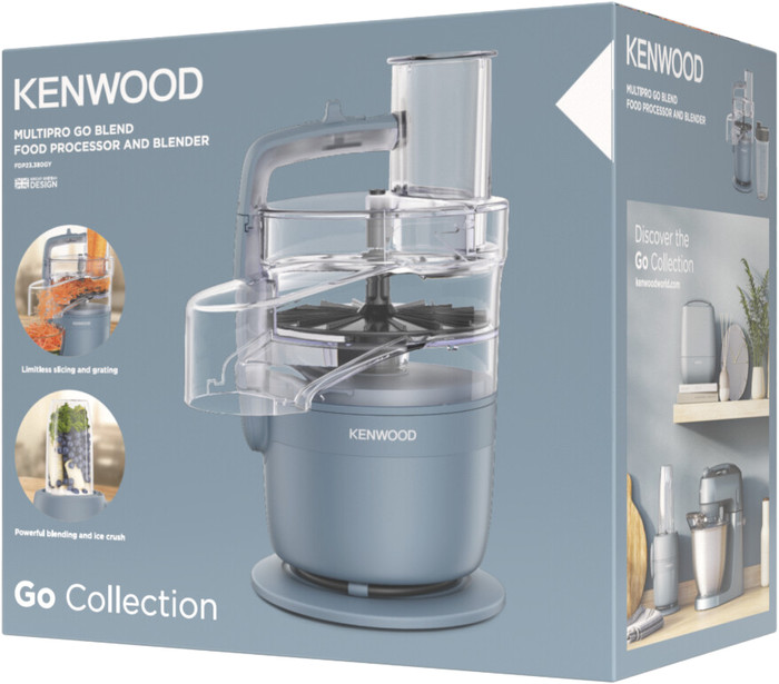 Kenwood Multipro Go FDP23.380GY Storm Blue verpakking