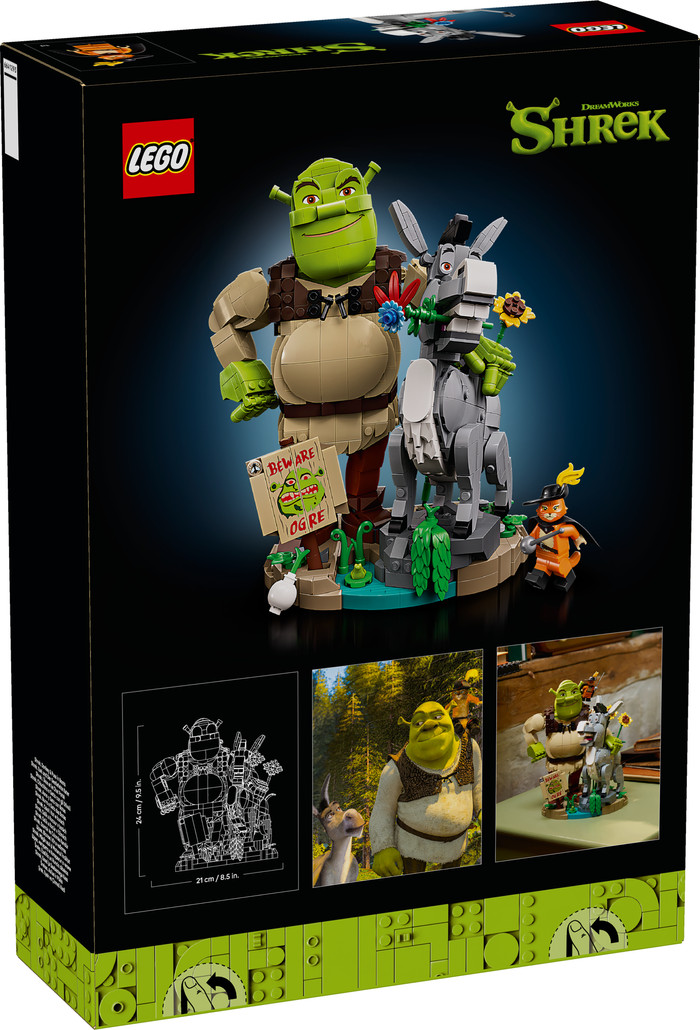 LEGO Shrek, Ezel en de Gelaarsde Kat 72423 verpakking
