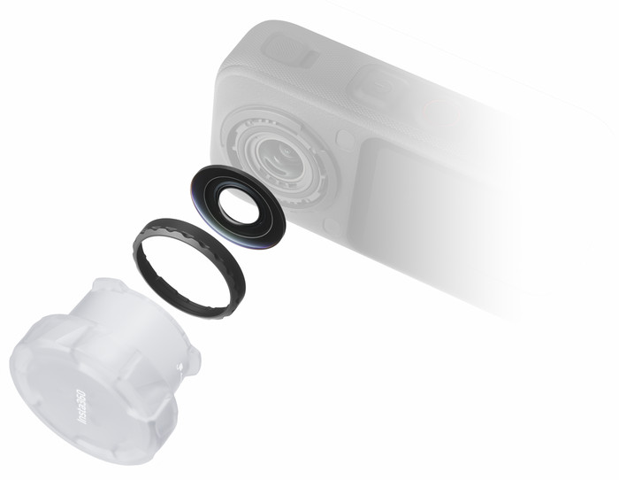 Insta360 X6 Replacement Lens Kit (Double Lens) product in gebruik
