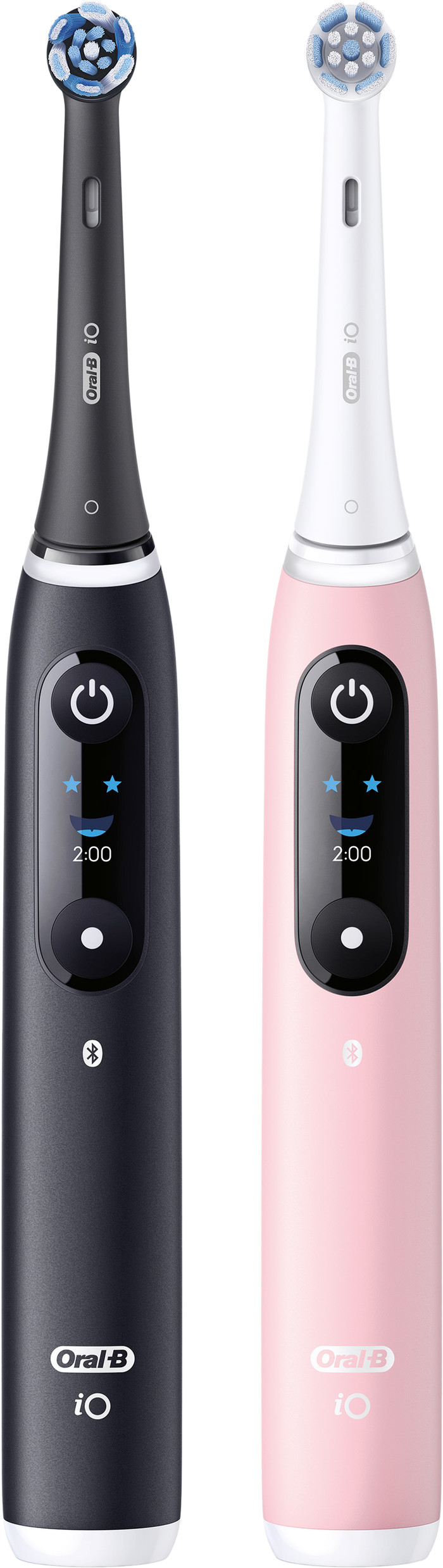 Oral-B iO 6 Zwart en Roze Duo Pack voorkant