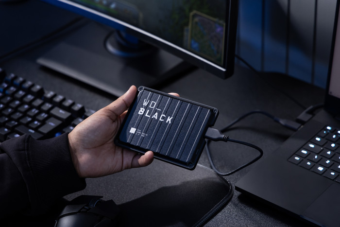 WD Black P10 Game Drive 4TB product in gebruik