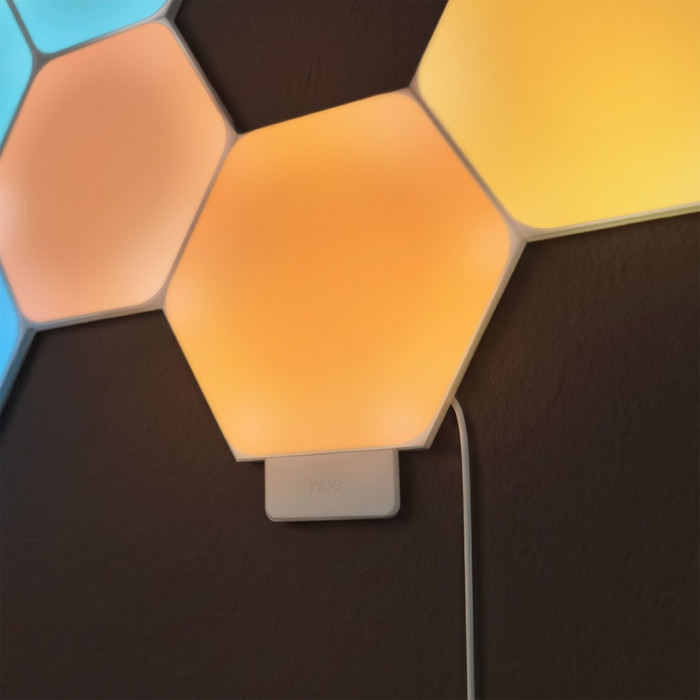 Philips Hue Nanoleaf Wandmodule product in gebruik