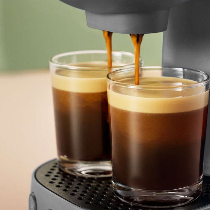 Philips koffiepadmachine Senseo Vibe CSA225/65 product in gebruik