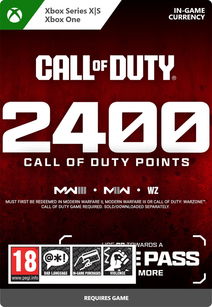 Call of Duty 2.400 Points Xbox Series X|S en Xbox One - Digitaal voorkant