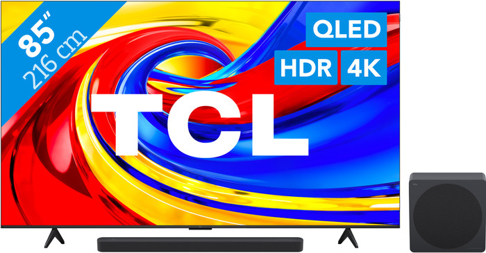 TCL QLED 85" P79L (2026) + TCL A65K Main Image