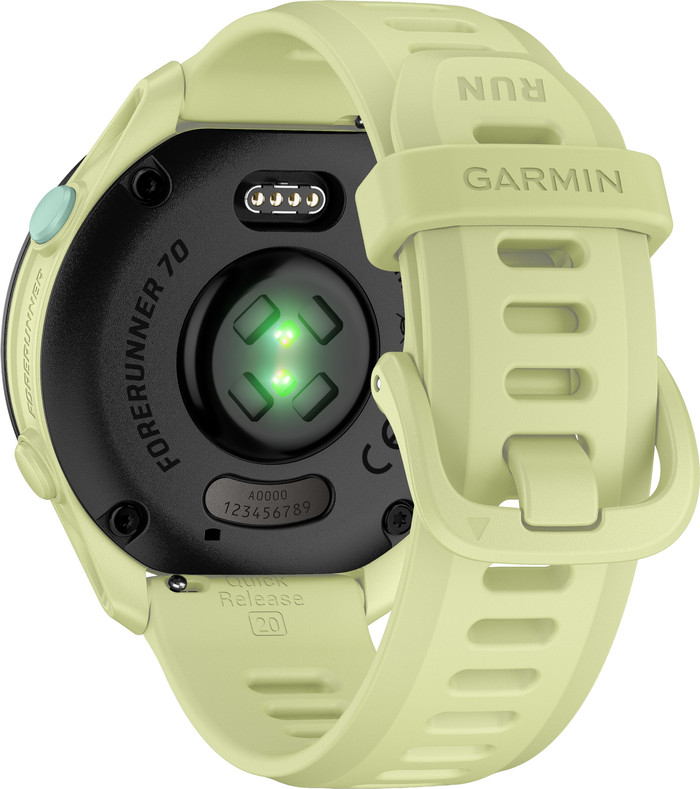 Garmin Forerunner 70 43 mm Geel achterkant