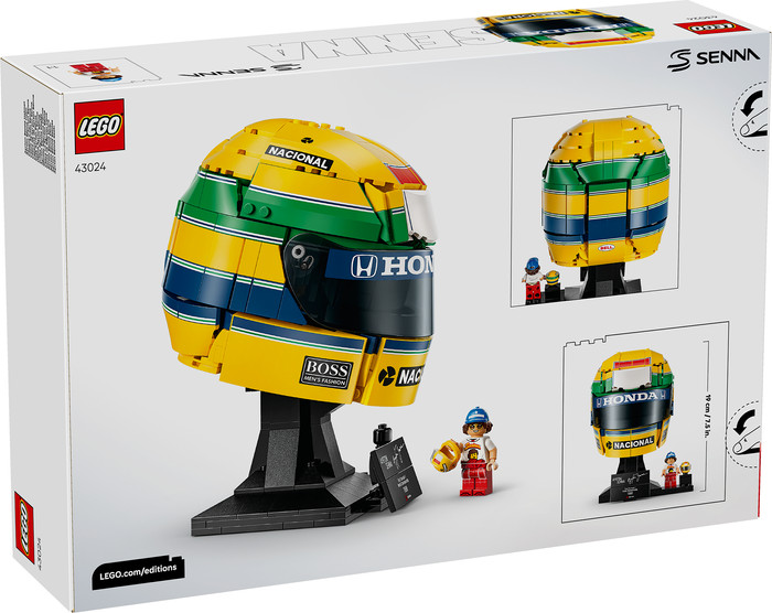 LEGO Editions F1 Ayrton Senna Helm 43024 verpakking